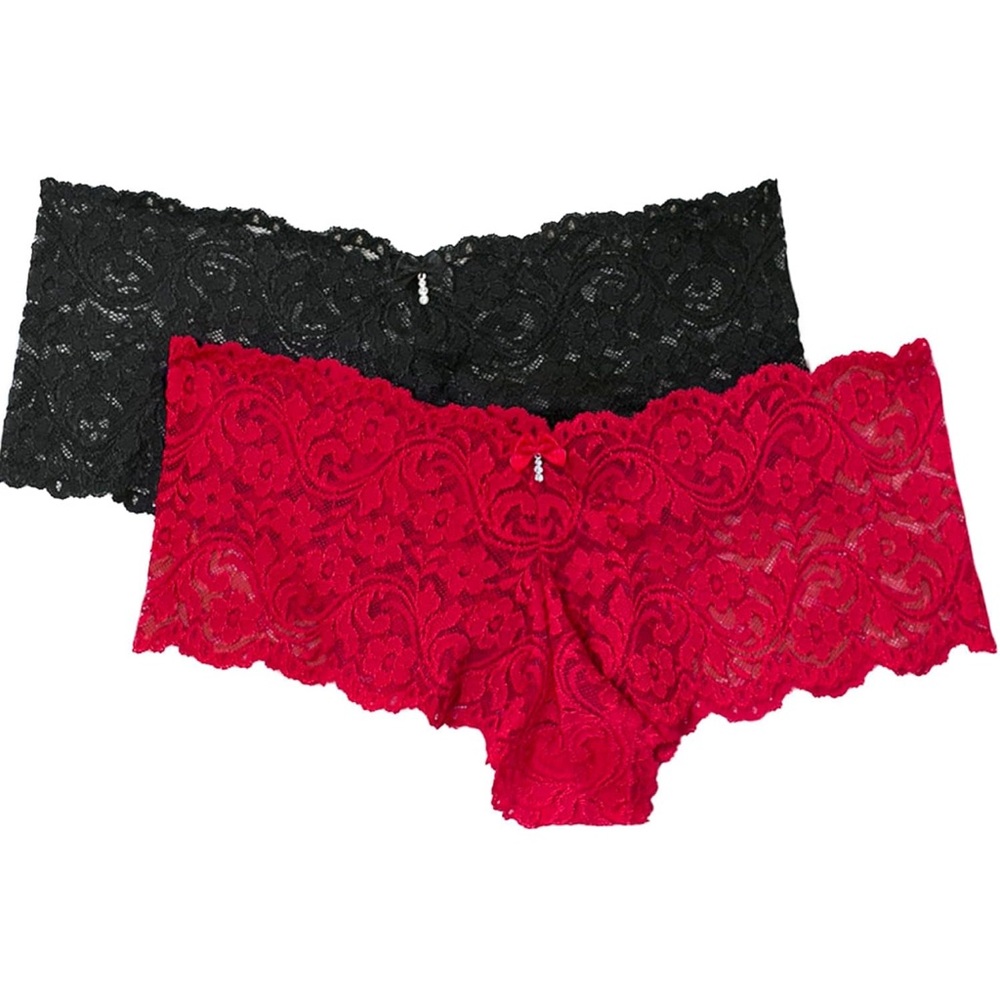 NEW Lace Women's Intimates Set - Black and Red